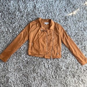 Charlotte Russe Light brown cropped jacket